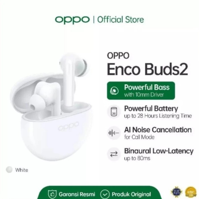 oppo enco buds garansi resmi oppo - tws Vivo