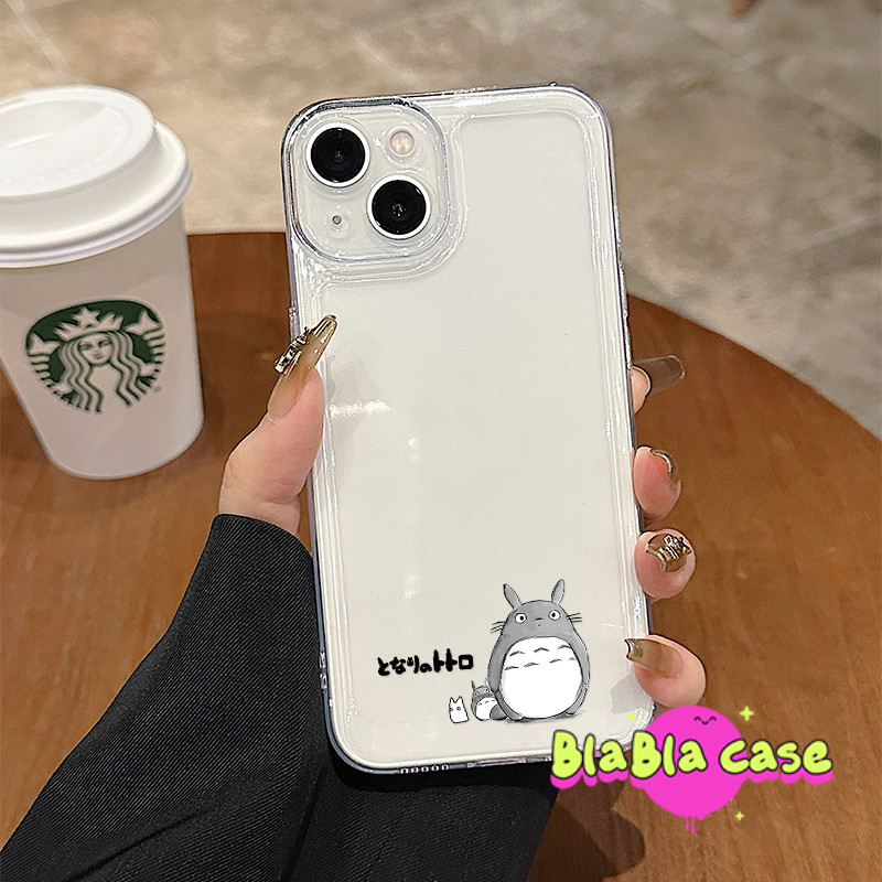 VIVO Case Kartun lucu Ghibli totoro Case Cocok Untuk VIVO Y20 Y21 Y21S Y22 Y22S Y28 Y30 Y33S Y35 Y36
