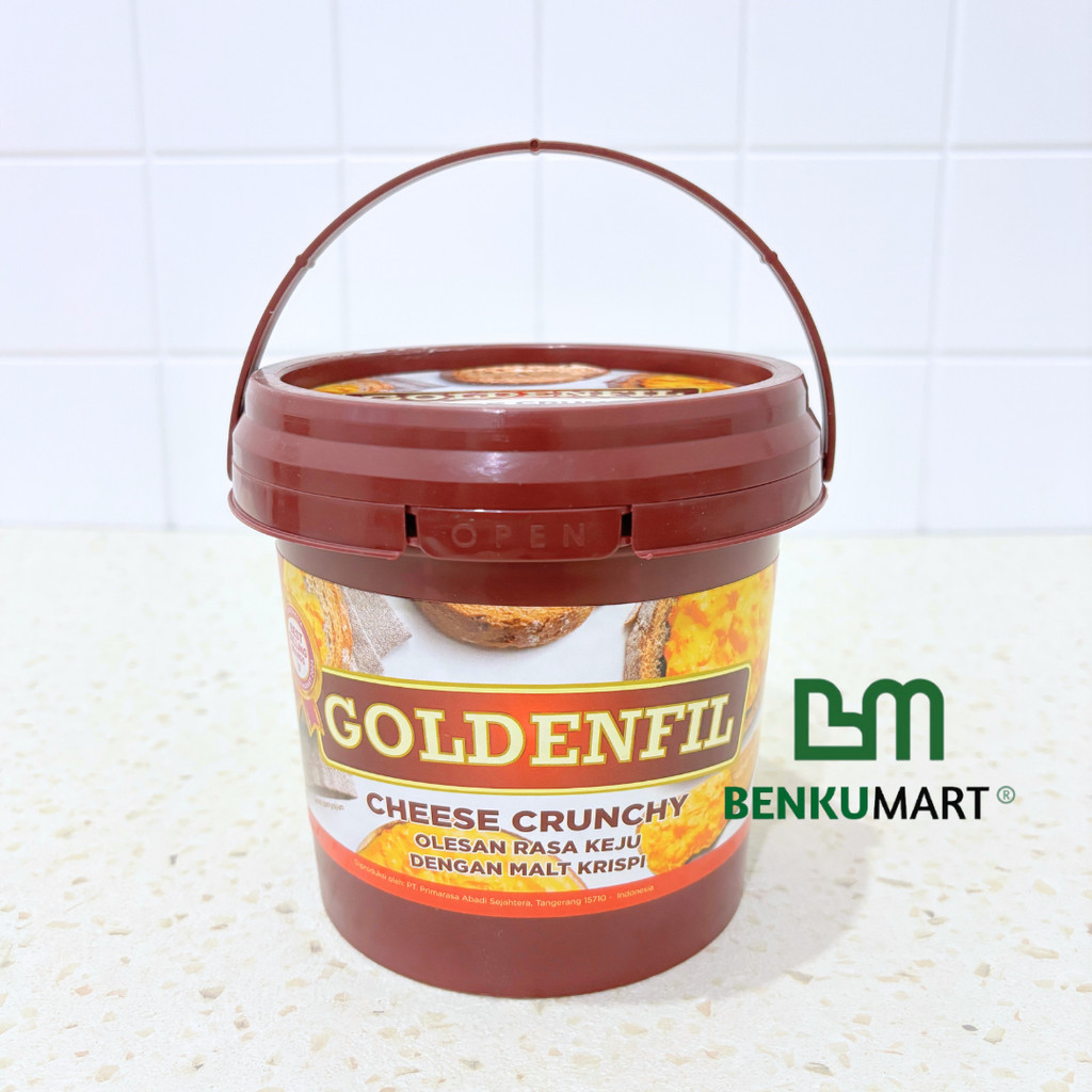

Goldenfil Cheese Crunchy 1kg | Selai Keju Malt Krispi Goldenfil