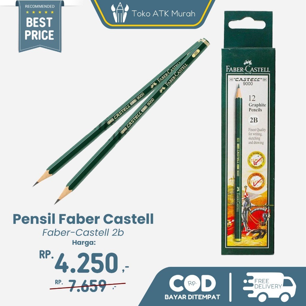 

Pensil 2B Faber-Castell 9000