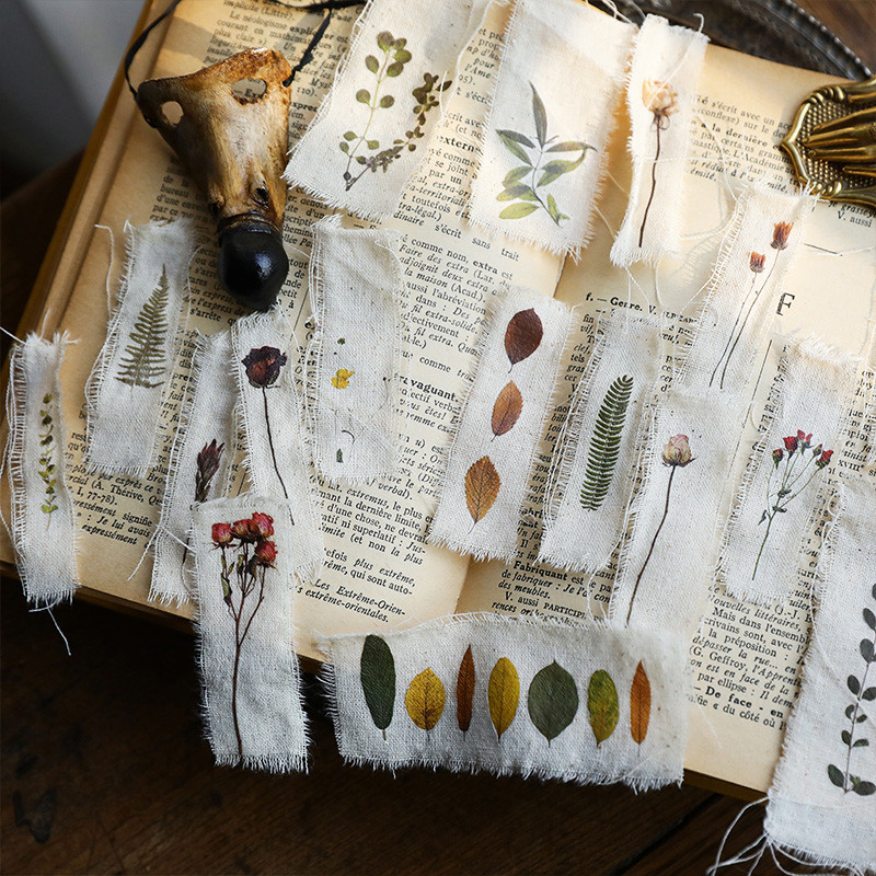 

Vintage Small Dry Plant Flower RUB ON Sticker Scrapbooking Junk Journal Crafts Transfer Stickers DIY Photo Albums Decorative