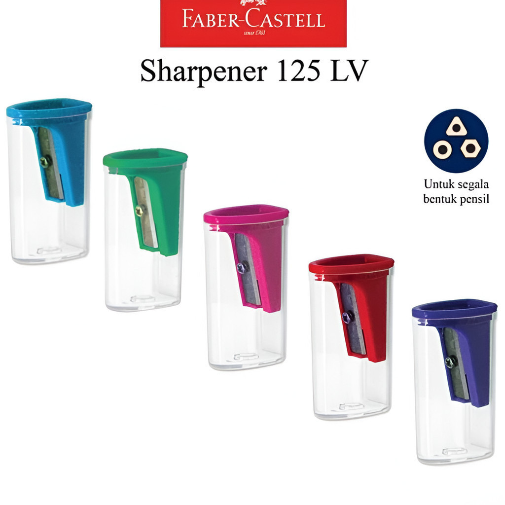 

Rautan Serutan Pensil Sharpener Faber-Castell 125LV (1 PCS)