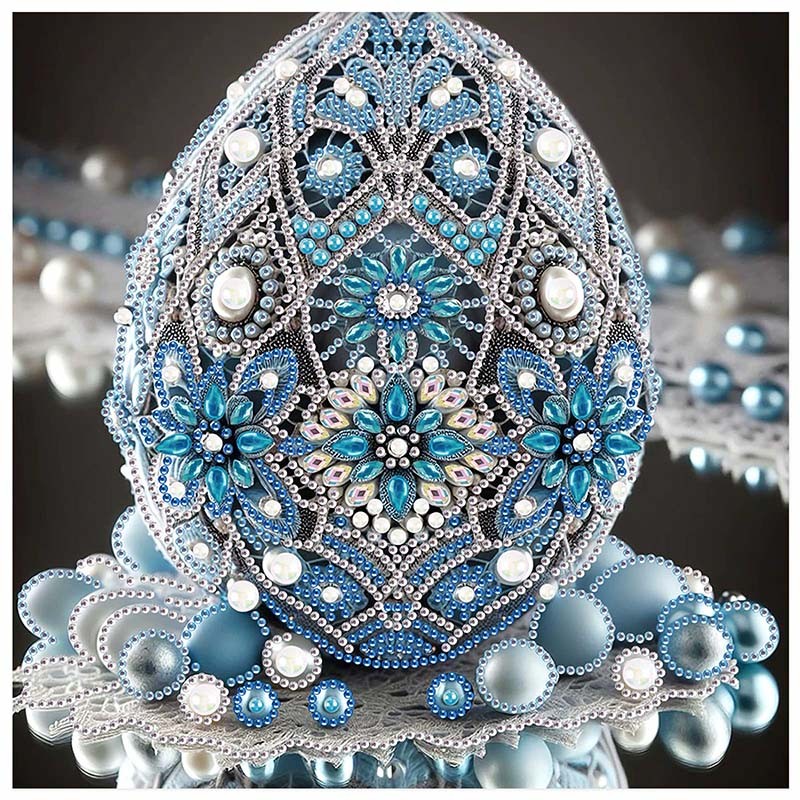 

Patterned egg Special Shape Diamond Art Painting Kit for Adult Beginner,Crystal Diamond Dot Kit for Home Wall Decoration Gift