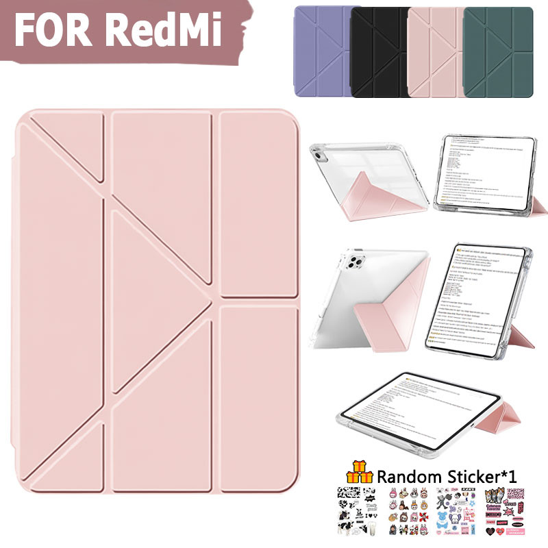 Upgrade Smart Akrilik Case For Redmi Pad SE 11 Redmi Pad Pro 12.1'' (POCO Pad 12.1) Foldable DIY Hol