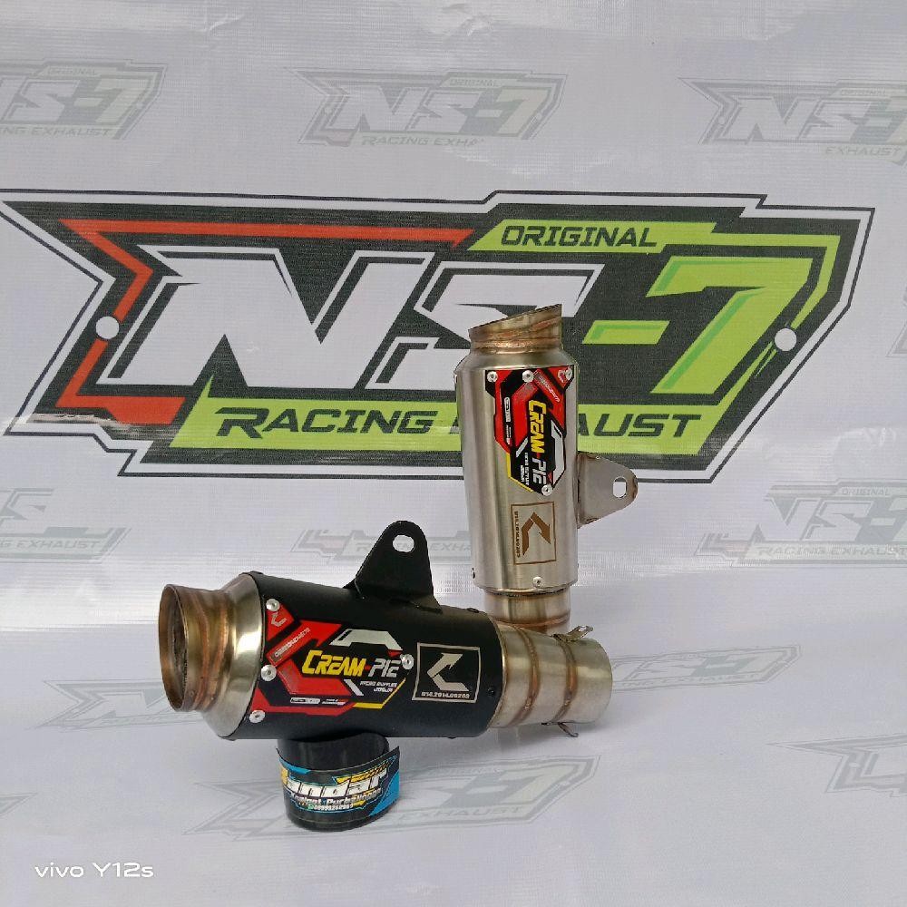 Silincer  knalpot Creampie terbaru inlet 50mm silincer Only untuk all Motor - Motorcycle Racing