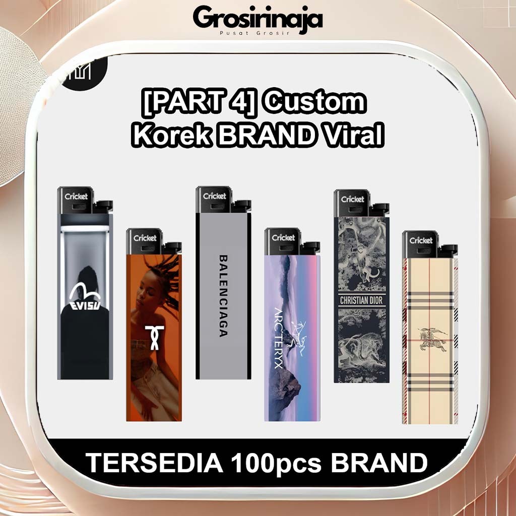 [PART 4] BISA ORDER 1 AJA KOREK CUSTOM TEMA BRAND, [BISA COD]