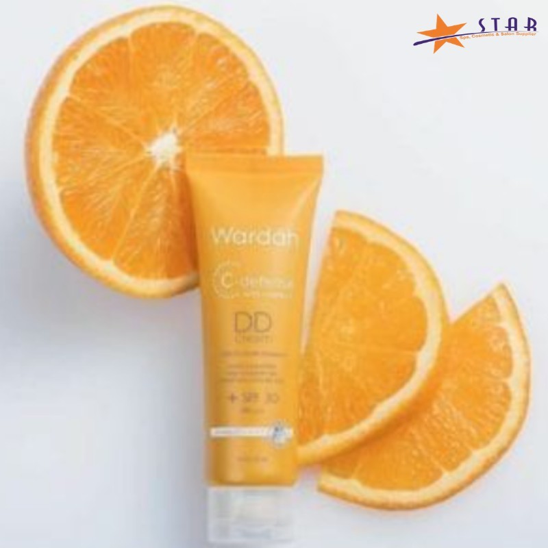 Wardah C-Defense DD Cream 20ml | Pelembab Wardah/BB CC DD/Foundation/Light Natural/C Defense