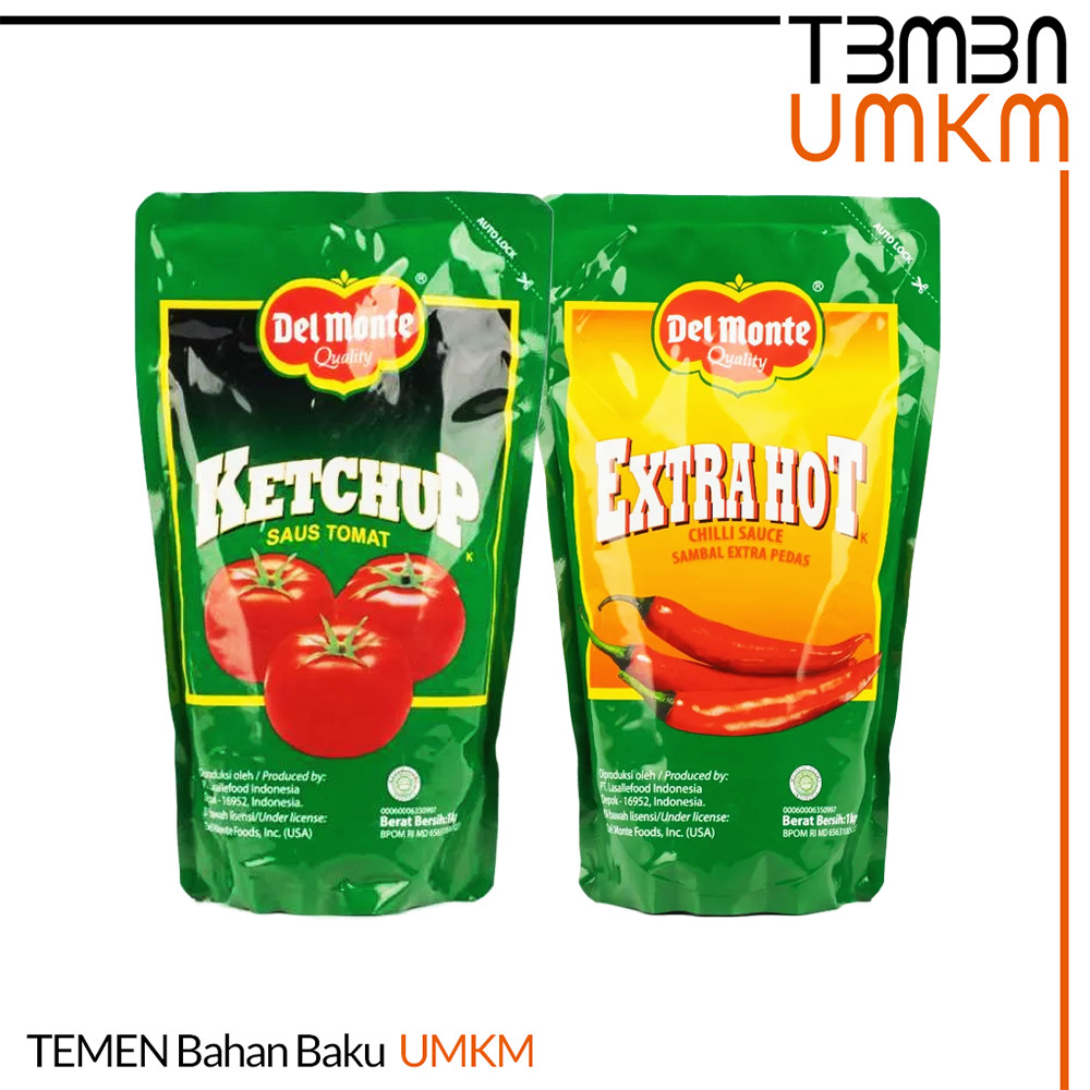 

Del Monte Saus 1kg - Saus Extra Hot dan Ketchup
