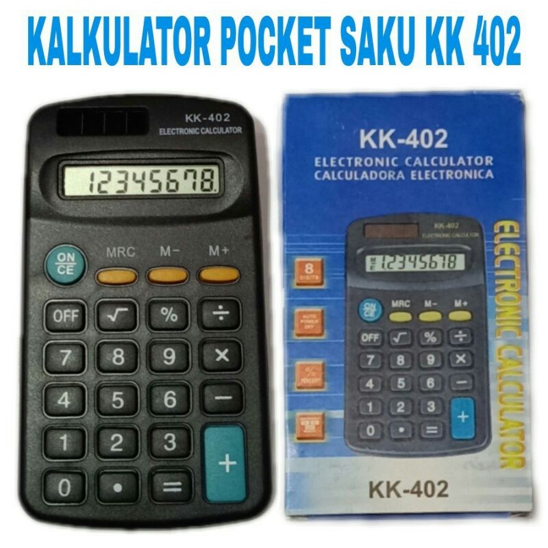 

TSB COD- Kalkulator KK-402/mesin hitung/kalkulator murah