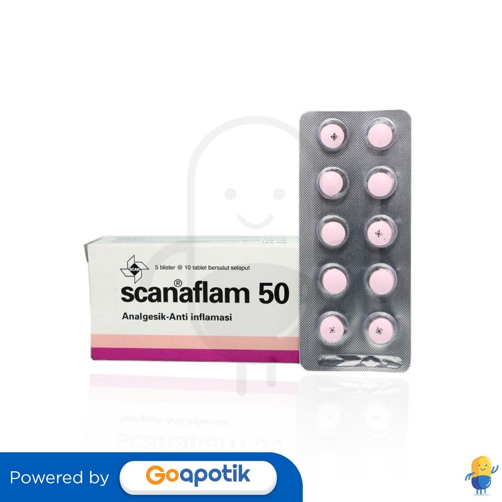 Scanaflam 50 Mg Box 50 Tablet