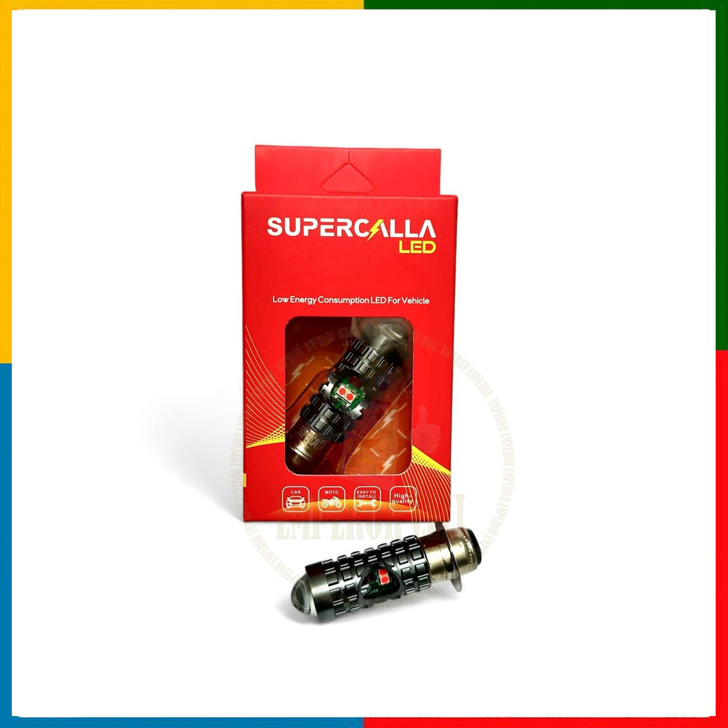 SUPERCALLA LED LAMPU MOTOR  H6 LASER 26 WATT LAMPU MOTOR H6  LED