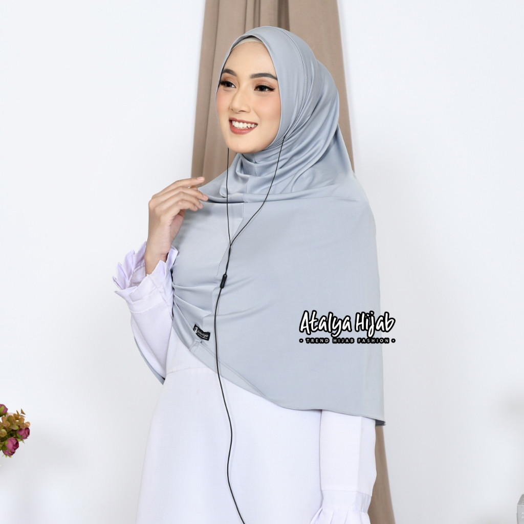 Jilbab Instan Hijab Nurhaliza Daily jilbab modern / jilbab instan tanpa pet