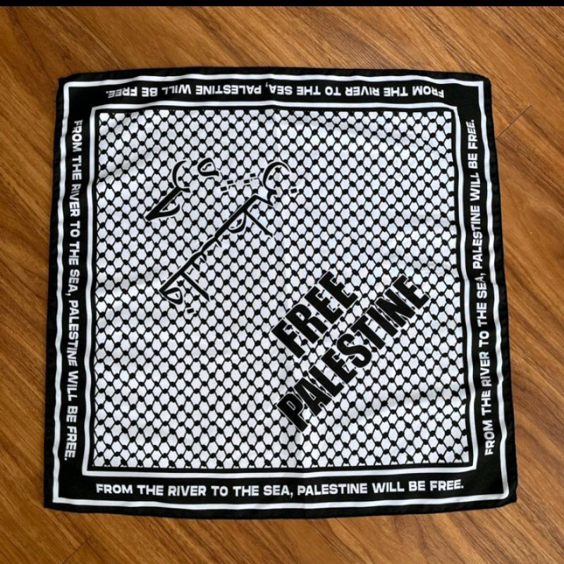 cod- bandana slayer free Palestine - scarf Palestine - aksesoris fashion syal Bandana multifungsi sc