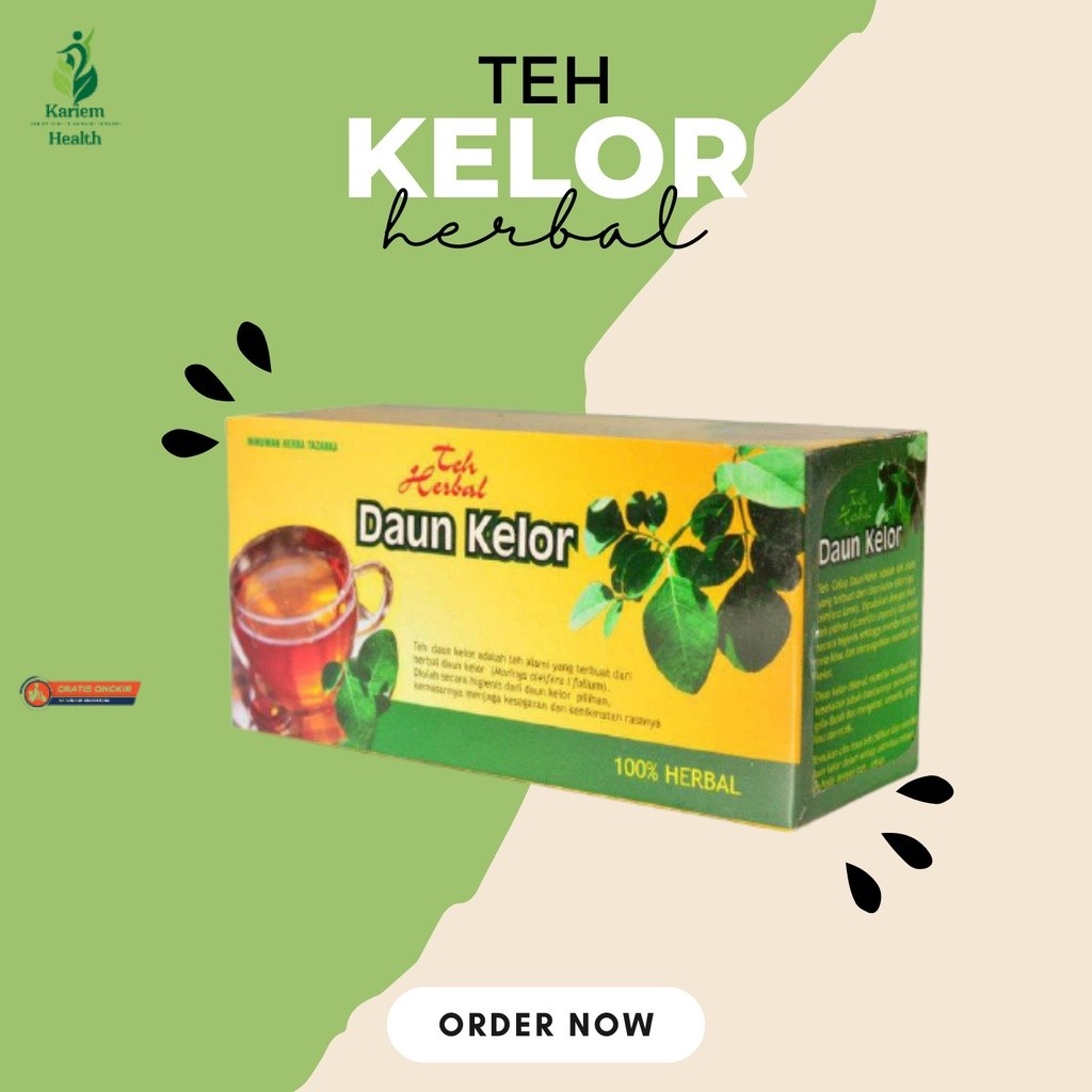 

Teh Herbal Alami DAUN KELOR 100% Original
