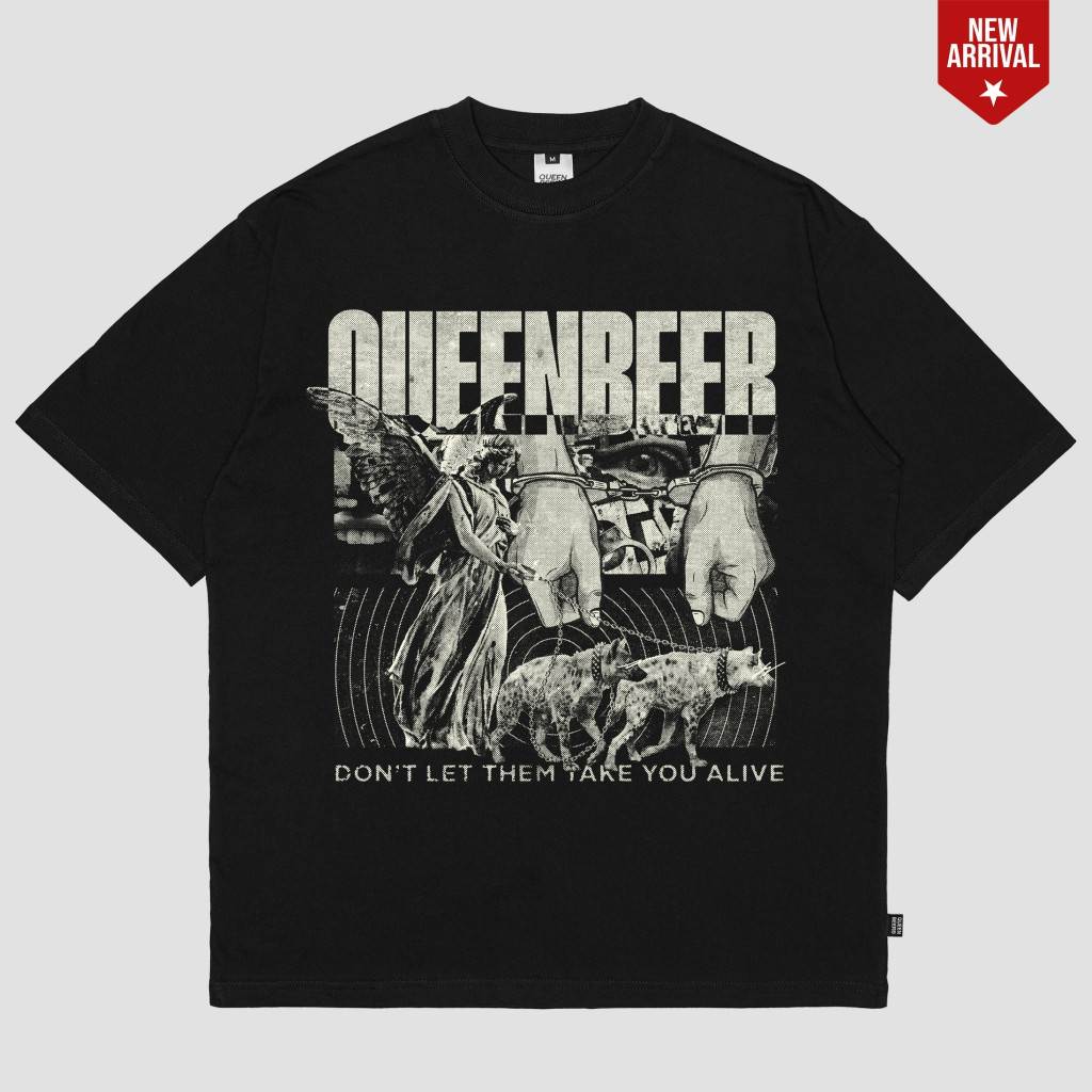 Queenbeer - T-shirt Briggs Black