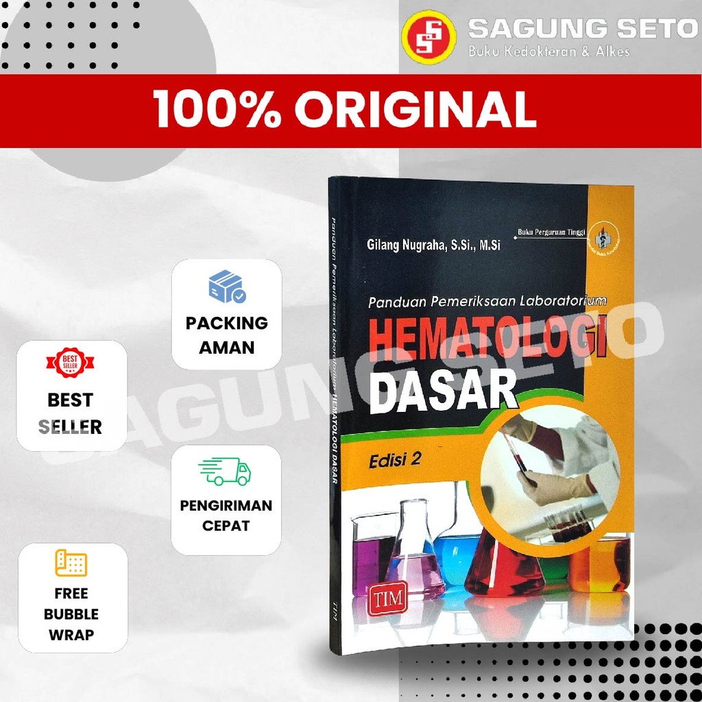 BUKU PANDUAN PEMERIKSAAN LABORATORIUM HEMATOLOGI DASAR EDISI 2 - GILANG NUGRAHA (9786022022466) COVE