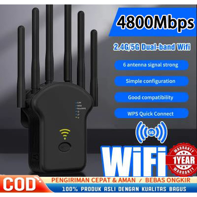 Wifi Repeater Wireless/Repeater Wifi 6 Antena 300Mbps Nirkabel/Repeater Wiffi 5g/Wi-Fi Extender Rout