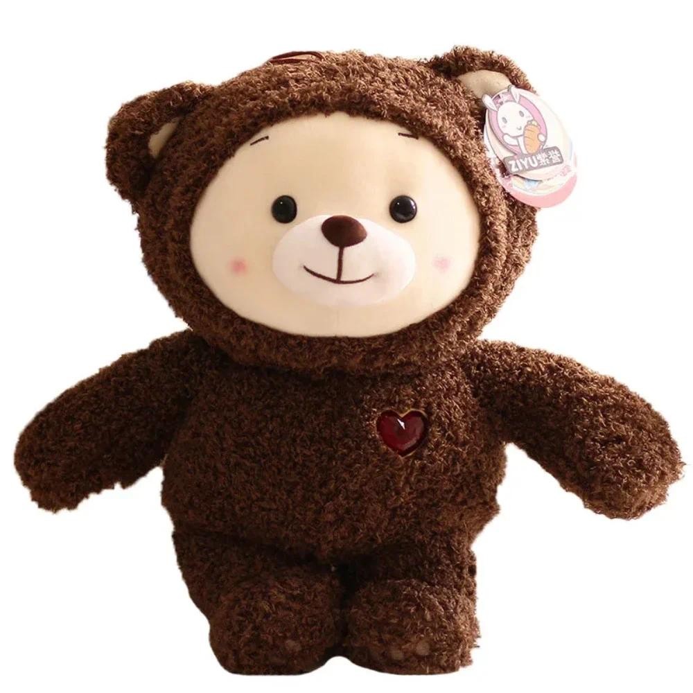 25/35cm Rainbow Ruby Teddy Bear Plush Toys Cute Ruby Bear Soft Toy Cartoon Stuffed Animal Bear Dolls