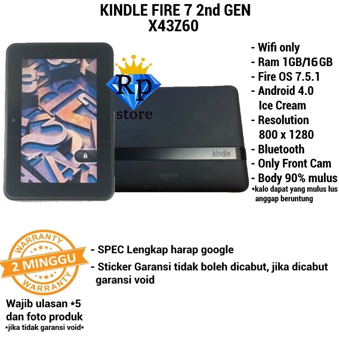 

promo -New Amazon Kindle Fire 7 Latest Generation - P48WVB4 8GB
