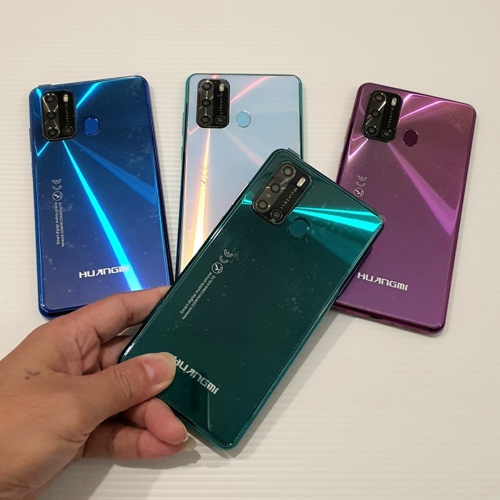 promo  -HUANGMI F8 ULTRA 4G LCD 6.8 INCH 3GB/16GB FINGERPRINT BATT TANAM GRS - Blue