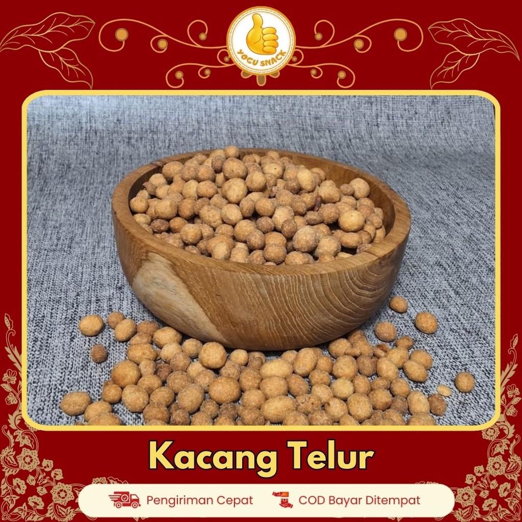 

Yogu Snack Kacang Telur - Jajan Serba Kacang Kemasan 250gr