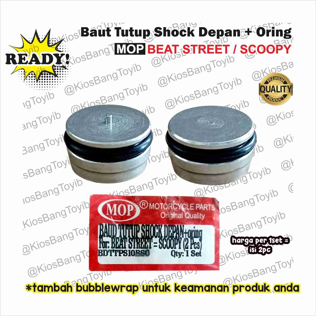 Baut Tutup Shock Skok Depan Beat Street / Scoopy (Mop)
