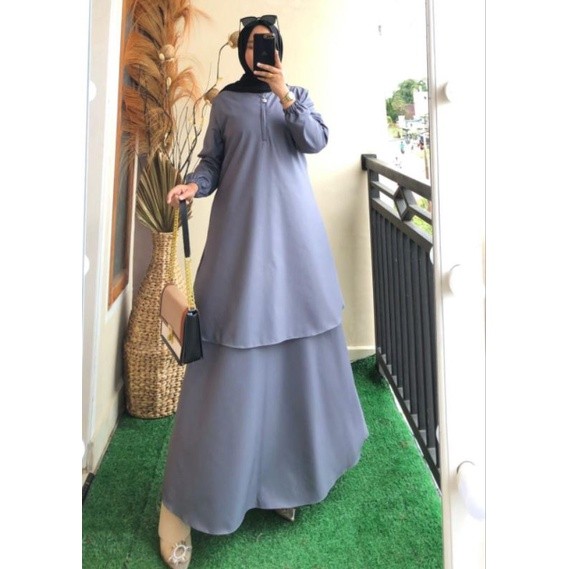 GAMIS KERJA MELAYU FULL TOYOBO ABU BASAH/HITAM PDH ASN KEMENAG