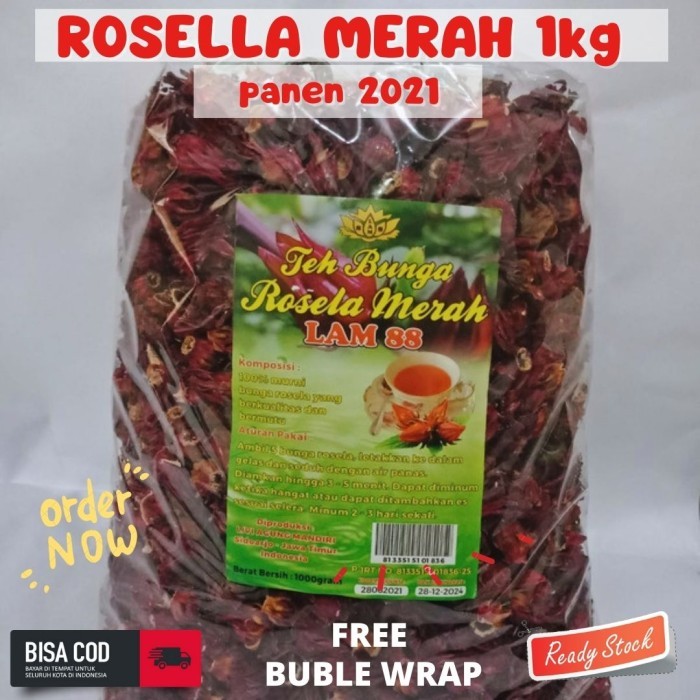 Bunga Rosella kering 1kg