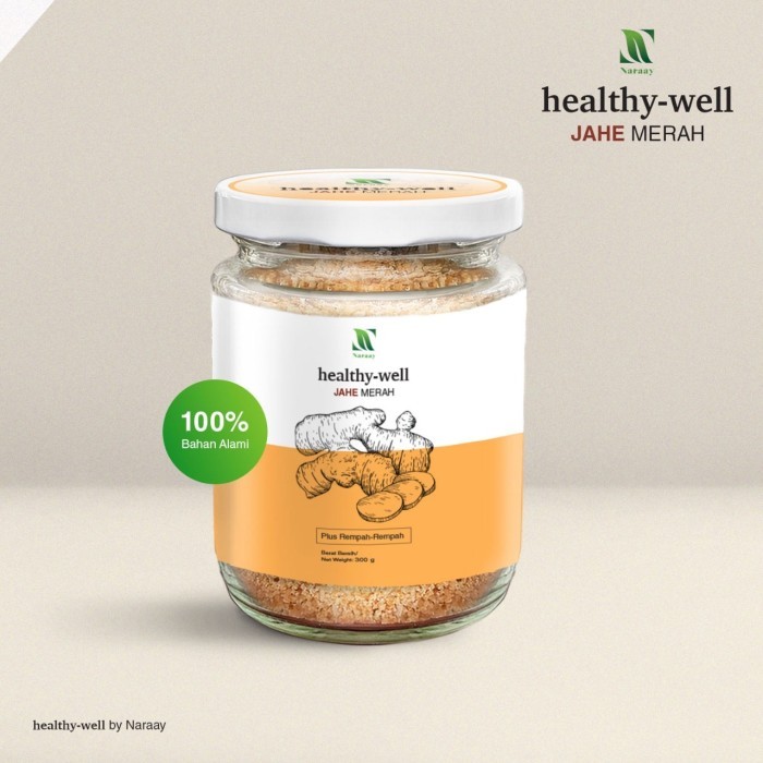 

Jahe Merah Premium - Healthy Well by Naraay