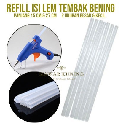 

[ 5 Pcs & 10 Pcs ] Refill Isi Lem Tembak Bening / Isi lem Cair