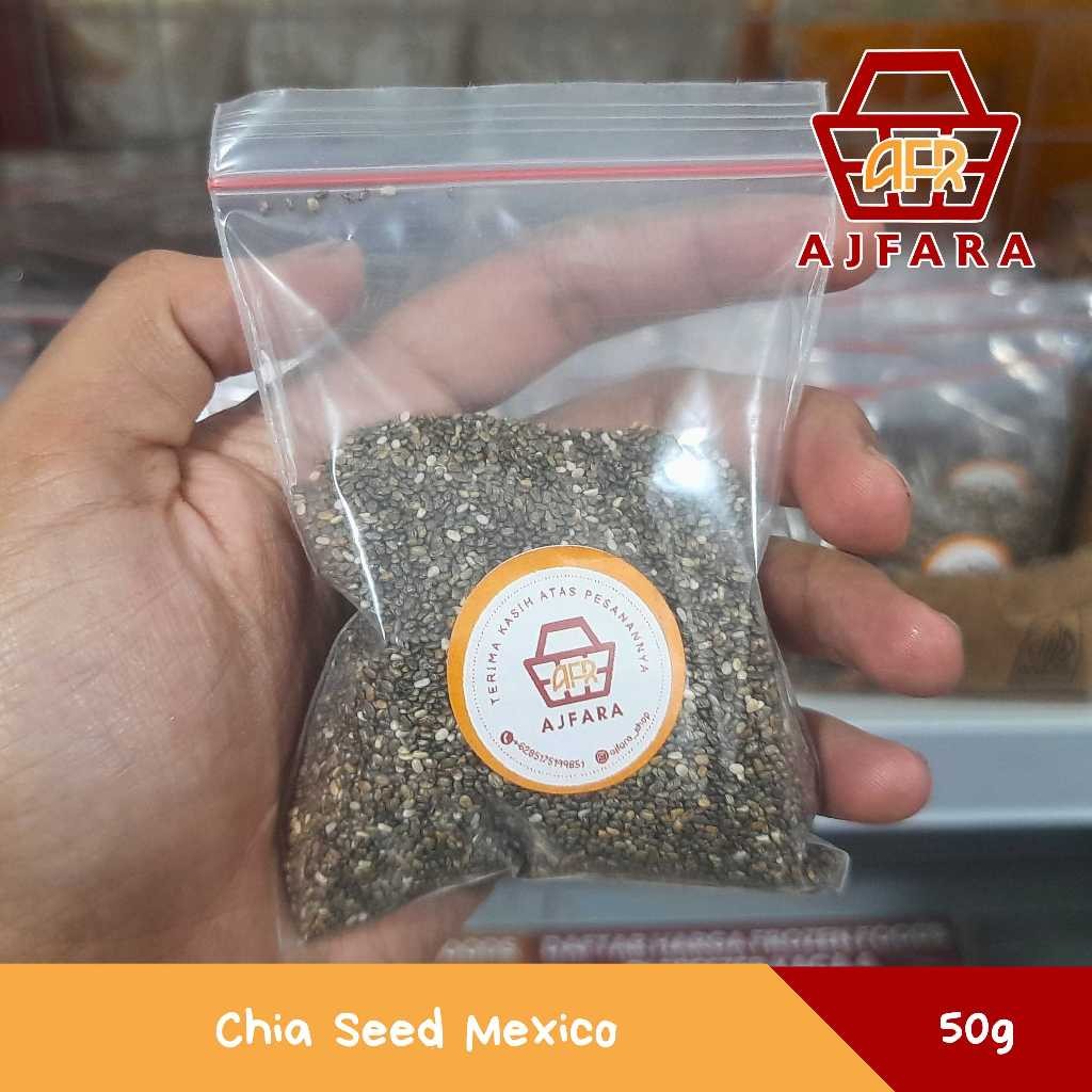 Chia Seed Mexico 50g Dari Tanaman Chia (Salvia Hispanica)