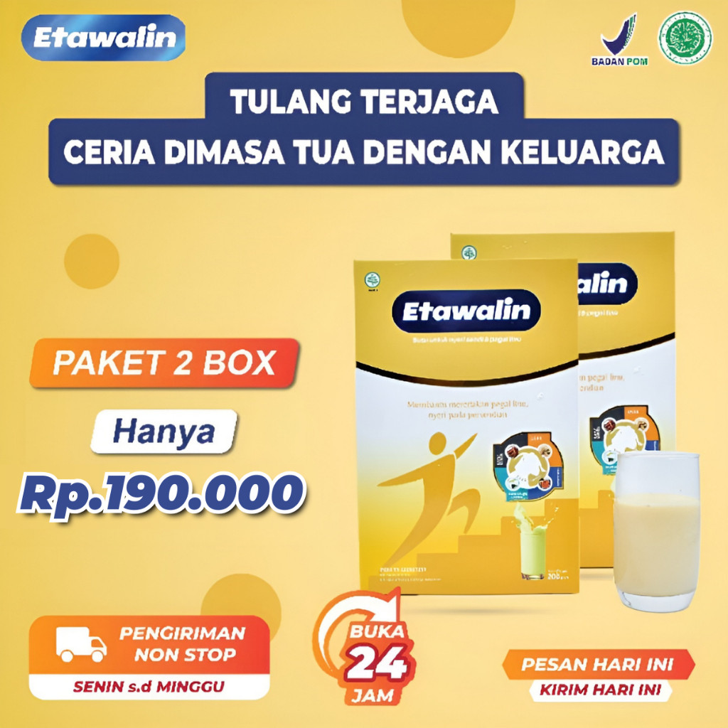 

Susu Etawalin Solusi Ampuh Atasi Nyeri Sendi, Asam Urat dan Menjaga Kesehatan Tulang