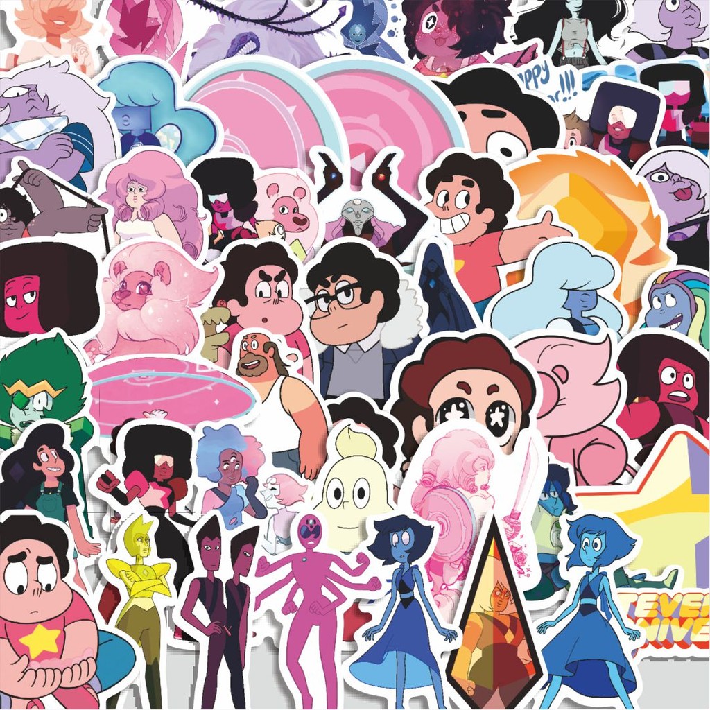 

Stiker Cutting Pack Stiker Kartun Steven Universe Char Mix 4 Isi 100Pcs Series Aesthetic Lucu Keren Untuk Koper Bahan Vynil