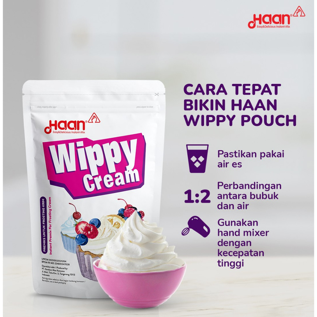 

Haan Wippy Cream 400 Gram