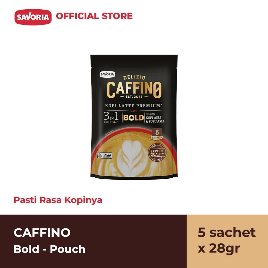 

Caffino Bold Pouch - Bubuk Kopi Instan 5 Sachet x 28g