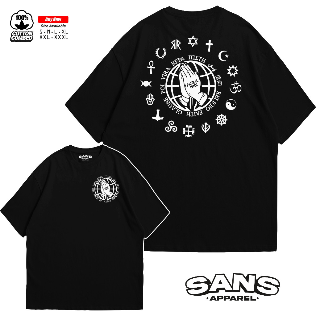 Kaos Pluralisme Tolerance New Series - Kaos Pluralisme Terlaris - Baju kata Pluralisme Terlaris - Ts