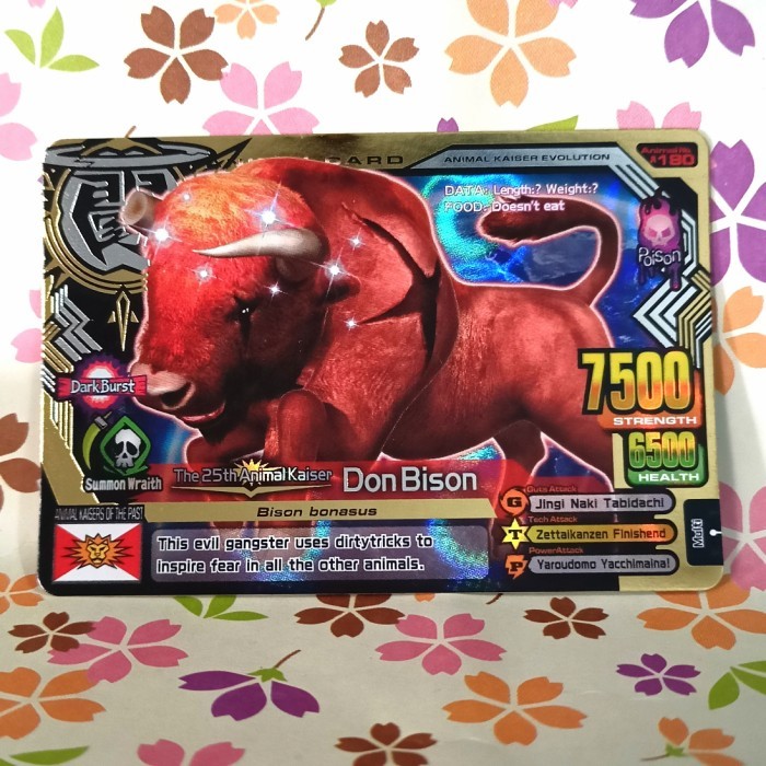 animal kaiser super rare gold don bison