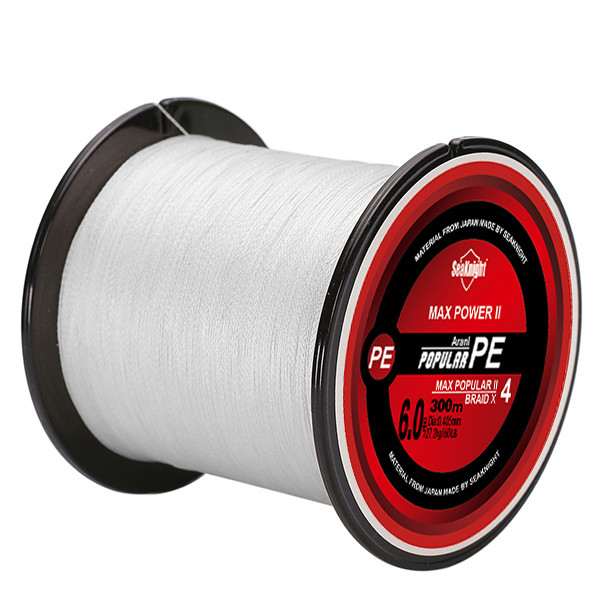SeaKnight Brand TriPoseidon Series 4 Strands 300M PE Braided Fishing Line 8-60LB Multifilament Fishi