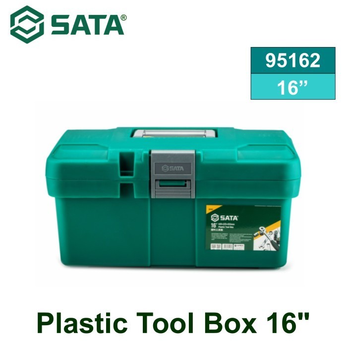SATA 95162 Kotak Perkakas Plastic Tool Box 16 Inch