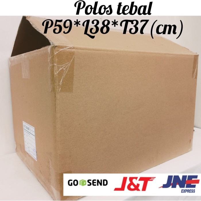 

kardus Packing Polos p59*l38*t37 bahan 2lapis kraft keras