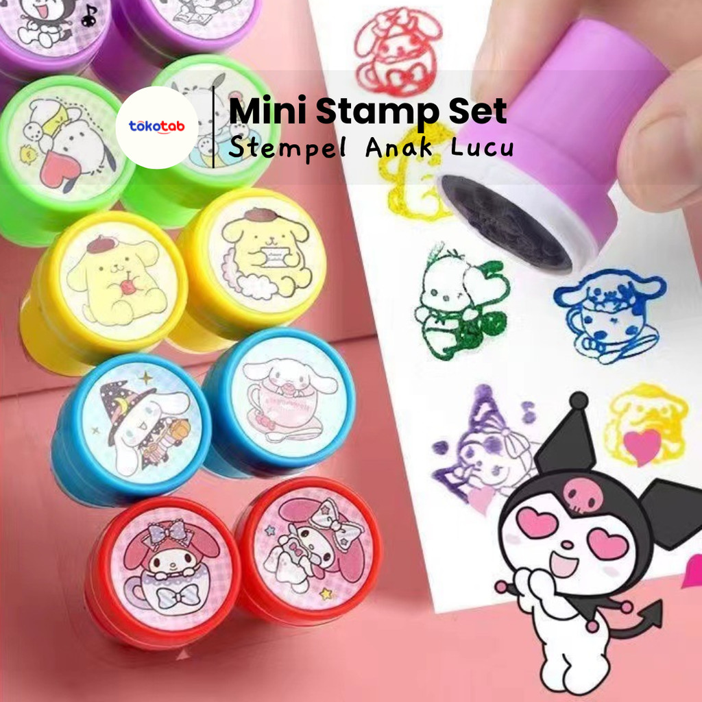 

Tokotab - Stempel Kartun Mini Sanrio / Stempel Guru Stamp Anak Warna Warni Stempel Good Job