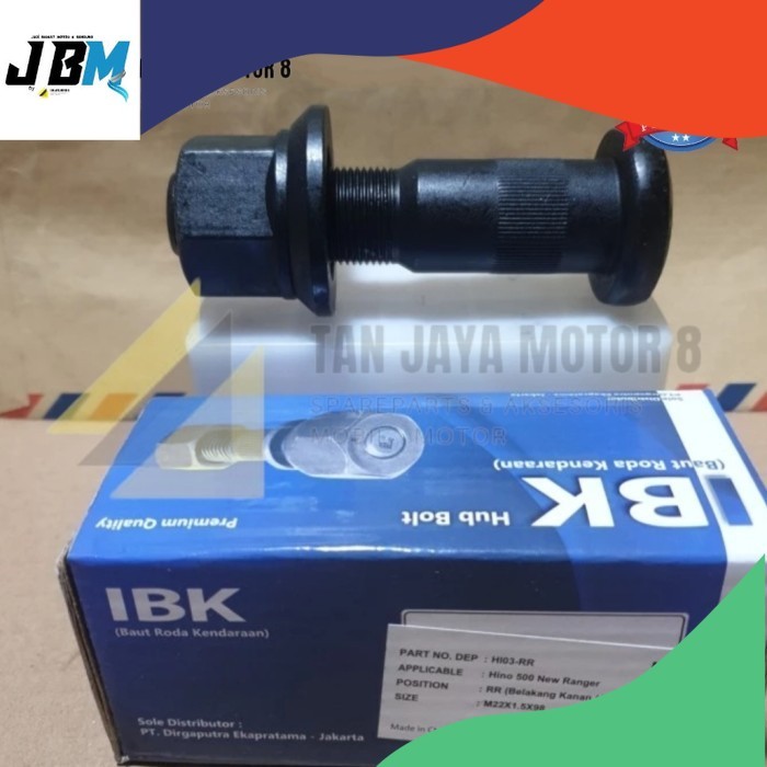 HI03-RR/BAUT RODA BELAKANG HINO RANGER 500 MERK IBK