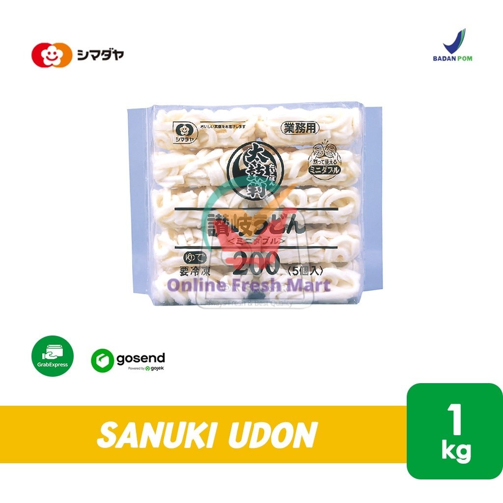 

Mi Udon Shimadaya Sanuki Udon Taikoban 200 1kg (KHUSUS INSTANT) - Online Fresh Mart Denpasar