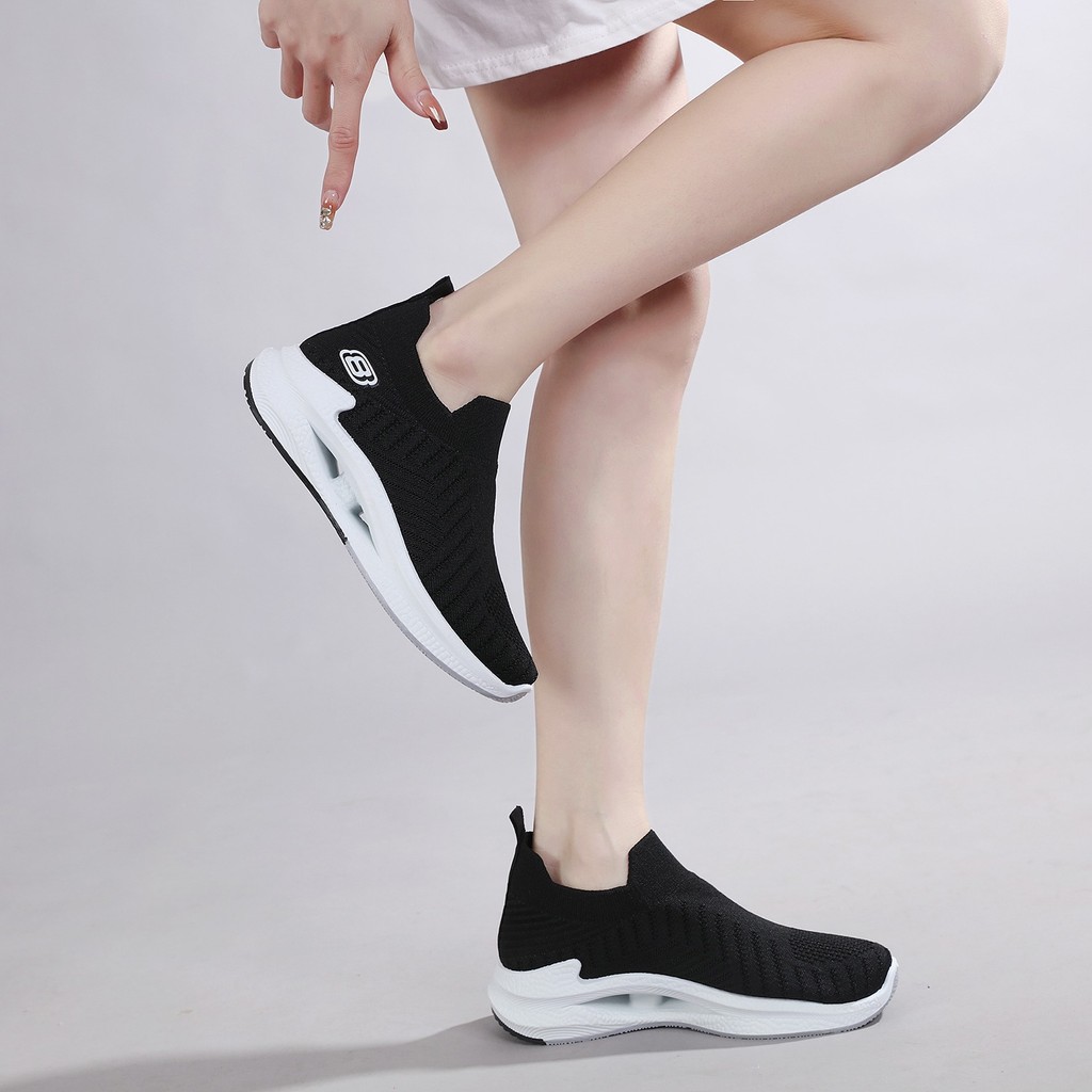 LVRkids Hanni Sepatu Sneakers Wanita Sepatu Sport Rajut Premium LV0496