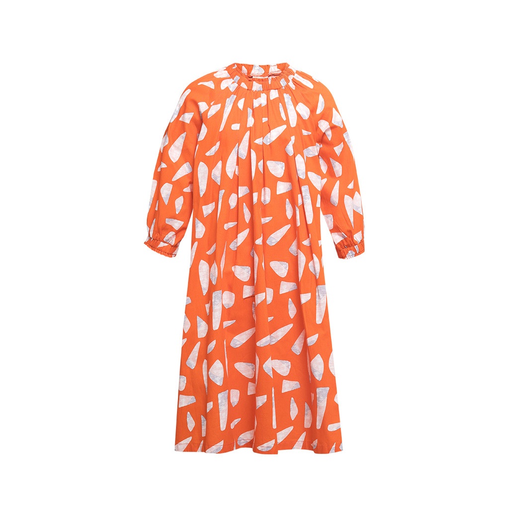 Pito Dito Girl Claire Dress Pendek anak Orange