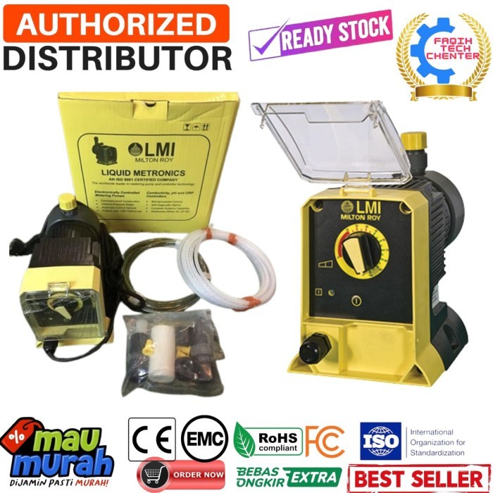 

DOSING PUMP MILTON ROY P053-728NI DOSING PUMP 3,8 LPH 7,6 BAR LMI PUMP