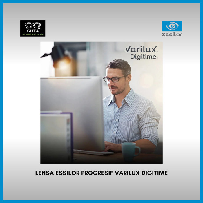 Lensa Kacamata Progresif Crizal Essilor Varilux Digitime Original