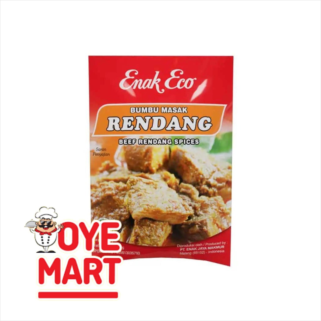 

ENAK ECO BUMBU MASAK RENDANG 60GR/ BUMBU MASAK INSTAN