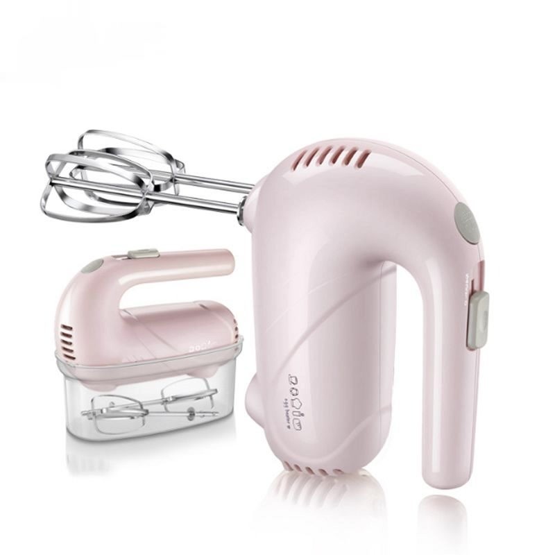 JIQI 5 Speed Mini Household Egg  Beater Handheld Electric Cream Mixer Portable Food Dough Blender Ba