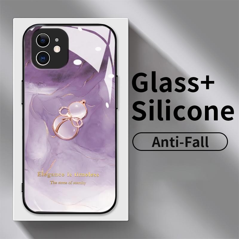 Kaca Kaca For Samsung Note 10 Plus Note 9 Note 10 4G 5G Case Artistik Botol Labu Botol Labu Slikon H
